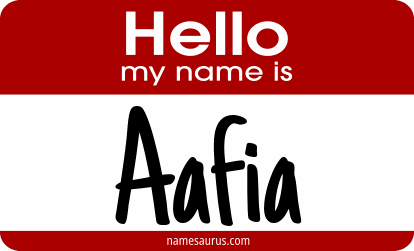 Hello my name is Aafia png download