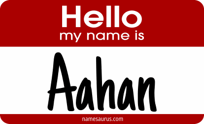 Hello my name is Aahan png download