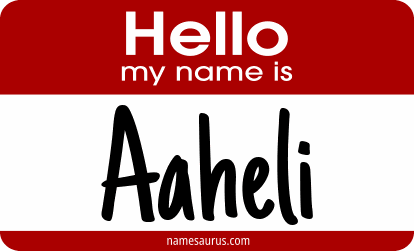 Hello my name is Aaheli png download