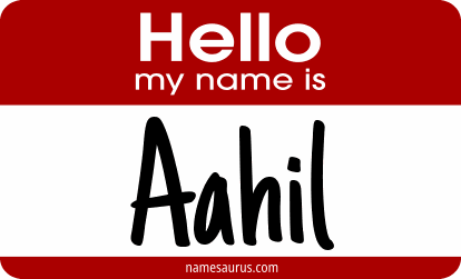 Hello my name is Aahil png download