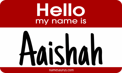 Hello my name is Aaishah png download