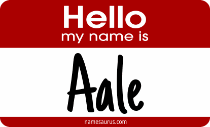 Hello my name is Aale png download