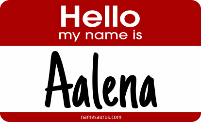 Hello my name is Aalena png download