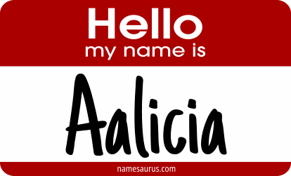 Hello my name is Aalicia png download