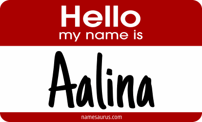 Hello my name is Aalina png download