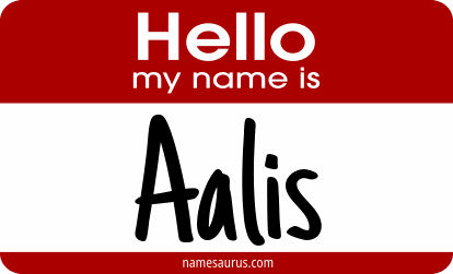 Hello my name is Aalis png download