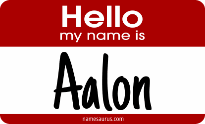 Hello my name is Aalon png download