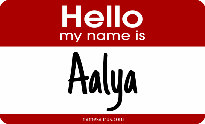 Hello my name is Aalya png download