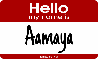 Hello my name is Aamaya png download