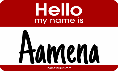 Hello my name is Aamena png download