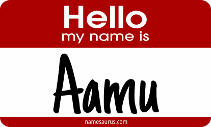 Hello my name is Aamu png download