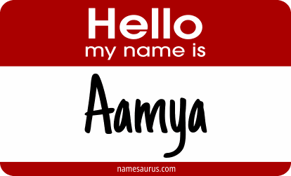 Hello my name is Aamya png download