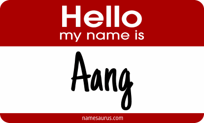 Hello my name is Aang png download