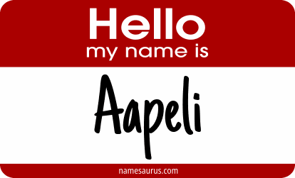 Hello my name is Aapeli png download