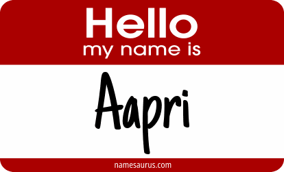Hello my name is Aapri png download
