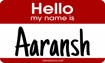 Hello my name is Aaransh png download