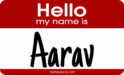 Hello my name is Aarav png download