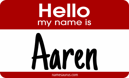 Hello my name is Aaren png download