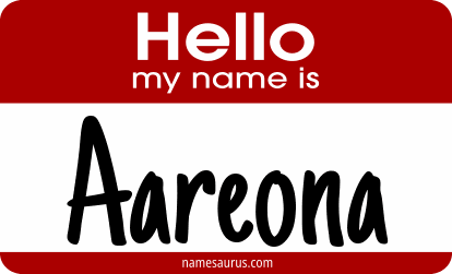 Hello my name is Aareona png download
