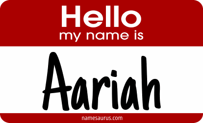 Hello my name is Aariah png download