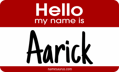 Hello my name is Aarick png download