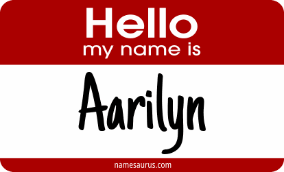 Hello my name is Aarilyn png download