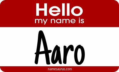 Hello my name is Aaro png download