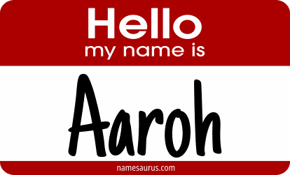 Hello my name is Aaroh png download