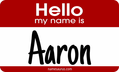Hello my name is Aaron png download