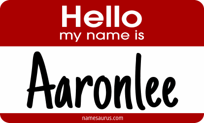 Hello my name is Aaronlee png download