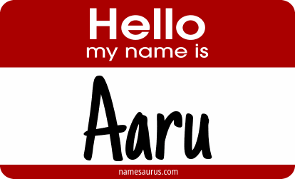 Hello my name is Aaru png download
