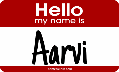 Hello my name is Aarvi png download