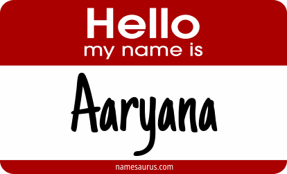 Hello my name is Aaryana png download