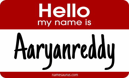 Hello my name is Aaryanreddy png download
