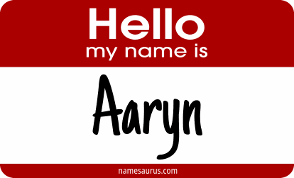 Hello my name is Aaryn png download