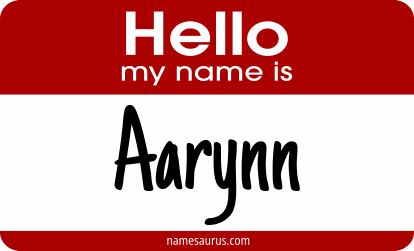 Hello my name is Aarynn png download