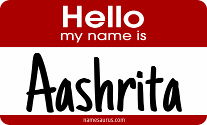 Hello my name is Aashrita png download