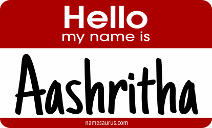 Hello my name is Aashritha png download