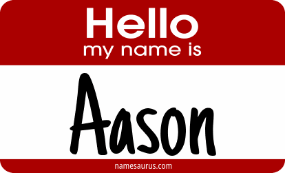 Hello my name is Aason png download