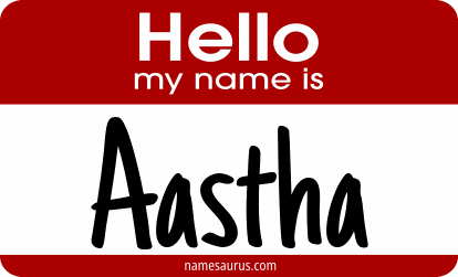 Hello my name is Aastha png download