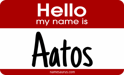 Hello my name is Aatos png download