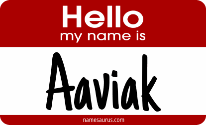Hello my name is Aaviak png download