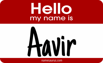Hello my name is Aavir png download