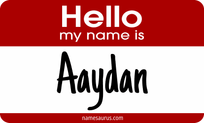 Hello my name is Aaydan png download