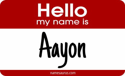 Hello my name is Aayon png download