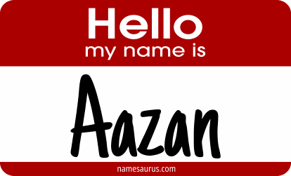 Hello my name is Aazan png download