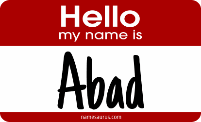 Hello my name is Abad png download