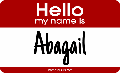 Hello my name is Abagail png download