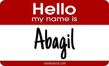 Hello my name is Abagil png download
