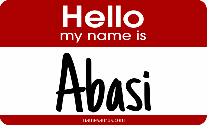 Hello my name is Abasi png download